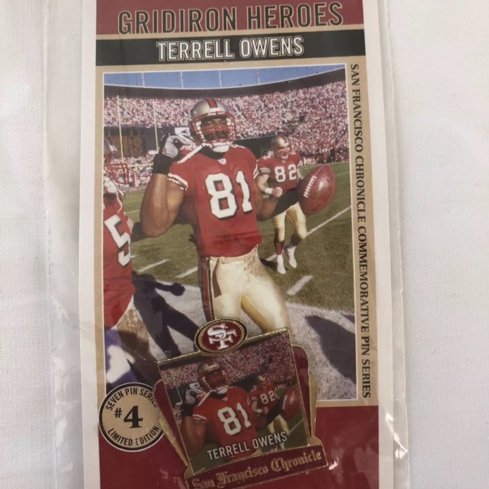 San Francisco 49ers collectors pin Terrell Owens